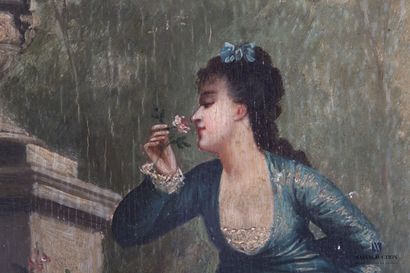 null JOINVILLE Eliza (XIXth century)

Elegant woman in pink dress - Elegant woman...