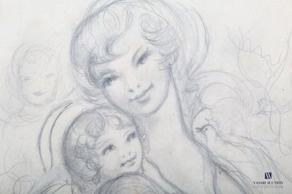 null D'ARVOY Gil (XXème siècle)

Jeune élégante à la robe fleurie - Eve et le Serpent...
