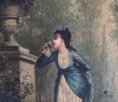 null JOINVILLE Eliza (XIXth century)

Elegant woman in pink dress - Elegant woman...