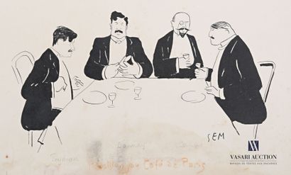 null SEM (1863-1934), after

Le billet doux - Au bar - Maxim's - Café de Paris -...