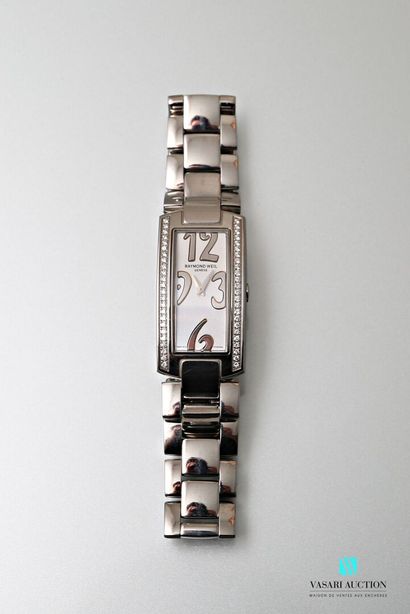 null Raymond Weil, Genève, montre bracelet de dame en acier collection Shine, boîtier...