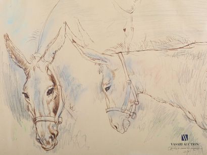 null LEGRAND Edouard Léon Louis (1892-1970)

Étude de têtes d'âne

Technique mixte

Signé...