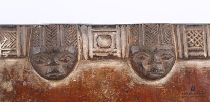 null GABON?

Carved wooden tray of rectangular form, the concave sides, the border...