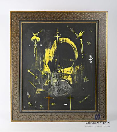 null MAGLOIRE Stivenson (1963-1994)

Symboles vaudous - 1992 

Acrylique sur toile

Signée...