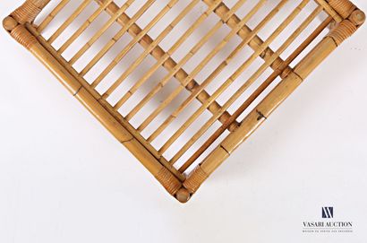 null VIVAÎ DEL SUD - ITALY

Low table in bamboo of square shape, the tray decorated...