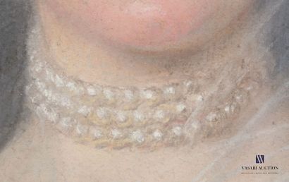null French school of the 19th century

Young girl with a pearl necklace

Pastel...