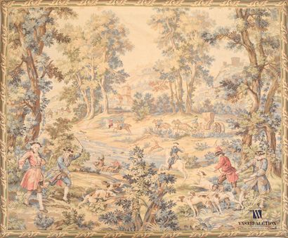 null Mechanical tapestry depicting a scene of stag hunting

149,5 x 178,5 cm