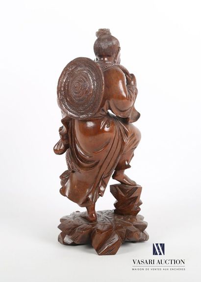 null Asia

Carved wooden subject representing a fisherman holding a net and fish...