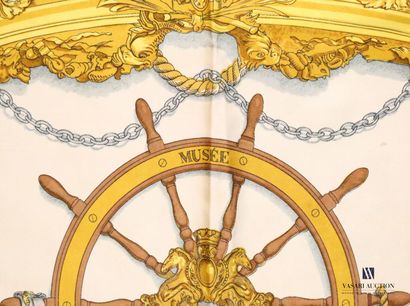 null HERMES PARIS

Carrée de soie thème "Musée" d'après Ledoux

(taches)

81 x 91...