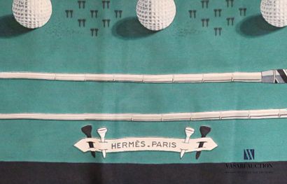 null HERMES PARIS

Silk square "Golf" theme 

(soiling)

86 x 87 cm