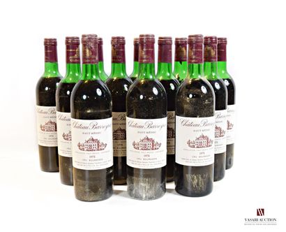 null 12 bouteilles	Château BARREYRES	Haut Médoc CB	1978

	Et. impeccables. N : 4...