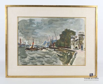 null PLANSON André (1898-1981)

London 

Watercolor on paper

Situated, signed and...