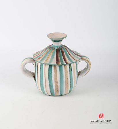 null PICAULT Robert (1919-2000)

Covered broth with two handles in glazed terracotta...
