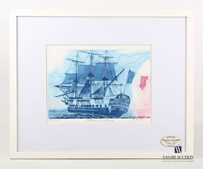 null GAULTIER Bertrand (born in 1951)

The Hermione

Etching

Artist's proof 2/20...