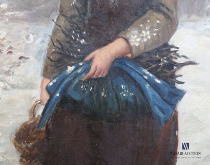 null ANDRIEUX E. (XXème siècle)

Jeune fille au fagot de bois sous la neige

Huile...
