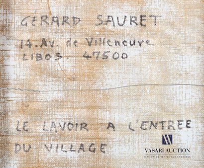 null SAURET Gérard (XXème siècle)

Le lavoir à l'entrée du village

Huile sur toile

Signée...