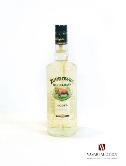 null 1 bottle Vodka ZUBROWKA with bison grass

	50 cl - 40°. Presentation and level,...