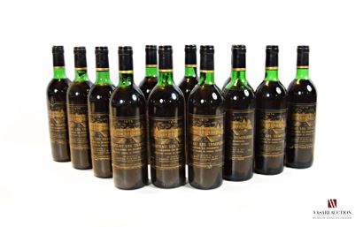 null 12 bouteilles	Château LES TEMPLIERS	Lalande de Pomerol	1975

	Et. un peu effrangées...