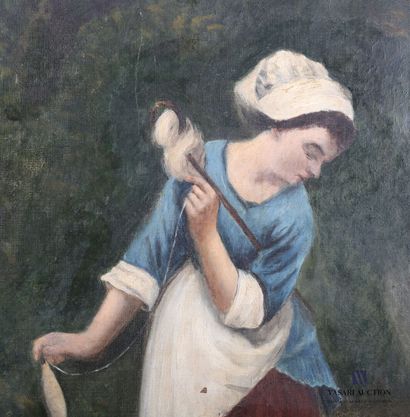 null ANDRIEUX E. (XXème siècle)

Jeune fille au panier de fruit - Jeune file au fuseau...