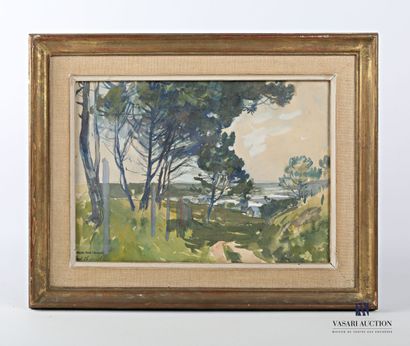 null CHARAVEL Paul (1877-1961)

Path to the beach

Watercolor on paper

Signed lower...
