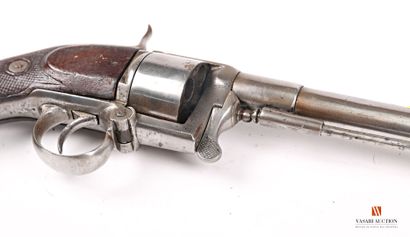 null Pistolet-revolver DEVISME calibre 11 mm modèle 1859, rare modèle de transition...