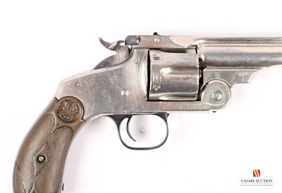 null Revolver Smith & Wesson à brisure, modèle n° 3 calibre .44, canon rayé de 16,5...