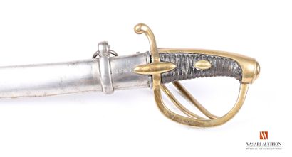 null AN XI type cavalry saber, rare German variant, 86 cm curved blade, marked on...
