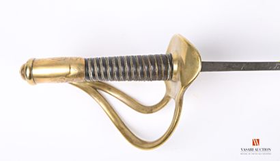 null Light cavalry saber model 1822, 90 cm long curved blade, marked on the back...