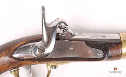 null Pistolet modèle 1822 T Bis, modèle construit neuf, canon rayé de 20 cm, marqué...