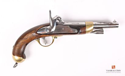 null Pistolet modèle 1822 T Bis, modèle construit neuf, canon rayé de 20 cm, marqué...