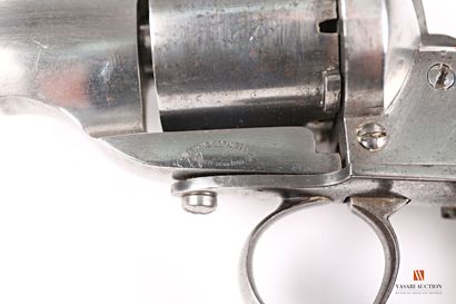 null Revolver Lefaucheux type Marine 1858 calibre 12 mm à broche, canon octogonal...