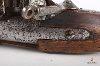 null Pencil pistol model 1763-1766, punched barrel of 23,1 cm, thunder marked 75...