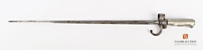 null Bayonet model 1886 for Lebel rifle, 52.1 cm cruciform punched blade, nickel...