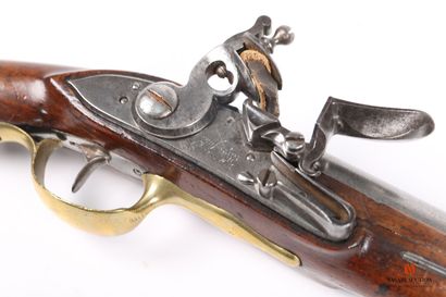 null Pistolet règlementaire de cavalerie modèle 1763-66, platine à corps plat signée...