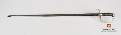 null Sabre d'officier d'infanterie modèle 1882, lame de 83 cm, fusée corne filigranée,...
