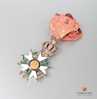 null Ordres de la Légion d'honneur, étoile de chevalier argent 40 mm, centre en or,...