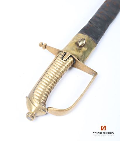 null Infantry lighter saber model 1767, blade 57 cm, with remains of engravings on...