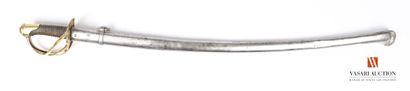 null Sabre de cavalerie légère modèle 1822, belle lame courbe de 92 cm, marquée sur...