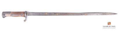 null Baïonnette Mauser modèle 1898, lame de 52,3 cm, signée J.C. Schuller à Suhl,...