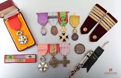 null D'un médecin militaire : Ordre la Légion d'honneur, étoile de chevalier 35 mm,...