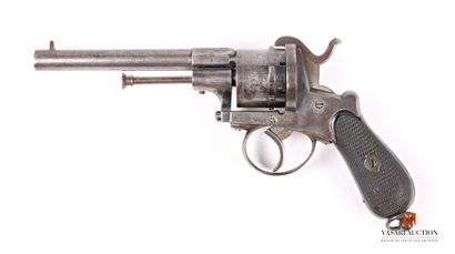 null Revolver à broche « pour officier » système Lefaucheux calibre 9 mm, canon rayé...