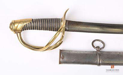 null Light cavalry saber model 1822, 90 cm long curved blade, marked on the back...