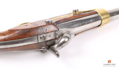 null Regulation pistol of cavalry model AN XIII "T", weapon with flint transformed...