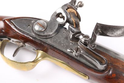 null Regulation cavalry pistol model 1763-66, flat-bodied lock signed by the Manufacture...