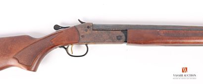 null Fusil de chasse mono canon pliant Winchester modèle 37A calibre 12-76, canon...
