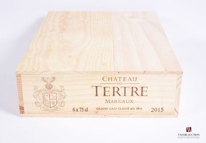 null 6 Bouteilles	Château DU TERTRE	Margaux GCC	2015

	CBO NI.