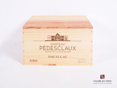 null 6 Bottles Château PÉDESCLAUX Pauillac GCC 2015

	CBO NI.