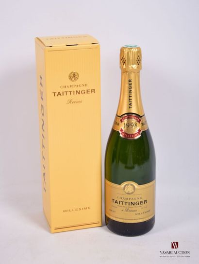 1 Bouteille	Champagne TAITTINGER Brut Millésimé		1998

	Présentation...