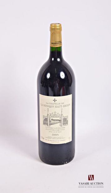 null 1 Magnum	LA CHAPELLE de LA MISSION Ht BRION	Graves	1998

	Et. un peu tachée....