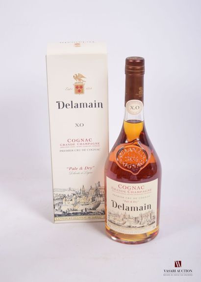 null 1 Bouteille	Cognac Grand Champagne X.O "Pale & Dry" DELAMAIN		

	70 cl - 40°...